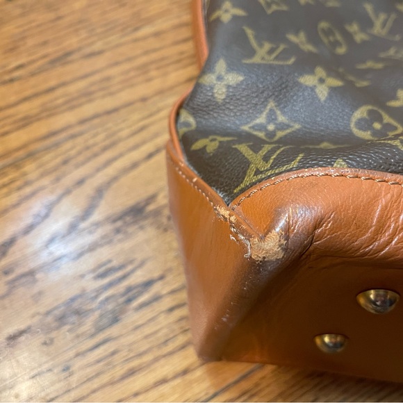 Vintage Authentic Louis Vuitton Sac Bag Large Monogram Weekend PM Tote - Rare - Picture 9 of 12